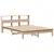 Produktbild 3 för Sängram utan madrass 140x190 cm massiv furu