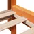 Produktbild 7 för Sängram utan madrass vaxbrun 140x190 cm massiv furu