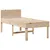 Produktbild 5 för Sängram utan madrass 75x190 cm massiv furu