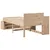 Produktbild 8 för Sängram utan madrass 75x190 cm massiv furu