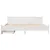 Produktbild 4 för Sängram utan madrass vit 200x200 cm massiv furu