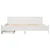 Produktbild 4 för Sängram utan madrass vit 180x200 cm massiv furu