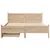 Produktbild 4 för Sängram utan madrass 160x200 cm massiv furu