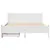 Produktbild 4 för Sängram utan madrass vit 150x200 cm massiv furu