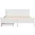 Produktbild 4 för Sängram utan madrass vit 140x200 cm massiv furu
