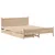 Produktbild 3 för Sängram utan madrass 135x190 cm massiv furu