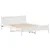 Produktbild 5 för Sängram utan madrass vit 135x190 cm massiv furu