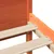 Produktbild 10 för Sängram utan madrass vaxbrun 135x190 cm massiv furu