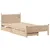 Produktbild 3 för Sängram utan madrass 90x190 cm massiv furu