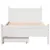 Produktbild 4 för Sängram utan madrass vit 90x190 cm massiv furu