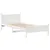 Produktbild 5 för Sängram utan madrass vit 90x190 cm massiv furu