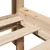 Produktbild 10 för Säng med bokhylla utan madrass 100x200cm massiv furu
