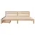 Produktbild 4 för Sängram utan madrass 180x200 cm massiv furu