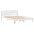 Produktbild 5 för Sängram utan madrass vit 120x200 cm massiv furu
