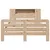 Produktbild 4 för Sängram utan madrass 140x190 cm massiv furu