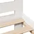 Produktbild 9 för Sängram utan madrass vit 200x200 cm massiv furu