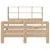 Produktbild 4 för Sängram utan madrass 140x190 cm massiv furu