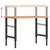 Produktbild 9 för Arbetsbänk 100x(55-60)x(73-99,5) cm massivt bokträ