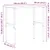Produktbild 12 för Arbetsbänk 100x60x(73-99,5) cm massiv akacia rektangulär