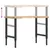 Produktbild 9 för Arbetsbänk 100x60x(73-99,5) cm massiv akacia rektangulär