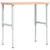 Produktbild 2 för Arbetsbänk 100x(55-60)x(73-99,5) cm massivt bokträ