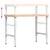 Produktbild 9 för Arbetsbänk 100x(55-60)x(73-99,5) cm massivt bokträ