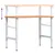 Produktbild 9 för Arbetsbänk 100x(55-60)x(71,5-98) cm massivt bokträ