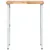 Produktbild 4 för Arbetsbänk 80x60x(73-99,5) cm massiv akacia rektangulär