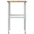 Produktbild 6 för Arbetsbänk 80x60x(71,5-98) cm massiv ek