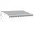 Produktbild 2 för Markis automatiskt infällbar antracit&vit 350x250 cm
