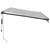 Produktbild 4 för Markis automatiskt infällbar antracit&vit 300x250 cm