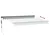 Produktbild 5 för Markis automatiskt infällbar antracit&vit 300x250 cm