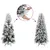 Produktbild 3 för Smal plastgran med snö 180 cm PVC&PE