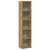 Produktbild 4 för CD-hyllor 2 st artisian ek 21x16x93,5 cm konstruerat trä