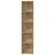Produktbild 5 för CD-hyllor 2 st artisian ek 21x16x93,5 cm konstruerat trä