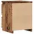 Produktbild 7 för Sängbord 2 st åldrat trä 30x30x40 cm konstruerat trä