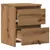 Produktbild 7 för Sängbord artisan ek 30x30x40 cm konstruerat trä