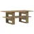 Produktbild 2 för Soffbord artisan ek 102x55x42 cm konstruerat trä