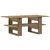 Produktbild 6 för Soffbord artisan ek 102x55x42 cm konstruerat trä