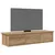 Produktbild 3 för Väggskåp ek 88x26x18,5 cm konstruerat trä