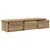 Produktbild 7 för Väggskåp ek 88x26x18,5 cm konstruerat trä