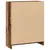 Produktbild 6 för Bokhylla åldrat trä 60x24x76 cm konstruerat trä