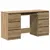 Produktbild 2 för Skrivbord artisan ek 140x50x77 cm konstruerat trä