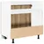 Produktbild 7 för Underskåp för diskho artisan ek 80x46x81,5 cm konstruerat trä