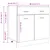 Produktbild 11 för Underskåp för diskho åldrat trä 80x46x81,5 cm konstruerat trä
