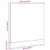 Produktbild 8 för Front för diskmaskin betonggrå 60x1,5x67 cm konstruerat trä
