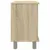 Produktbild 6 för Badrumsskåp sonoma-ek 60x32x53,5 cm spånskiva