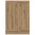 Produktbild 6 för Bokhylla artisan ek 82,5x30,5x115 cm konstruerat trä