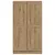 Produktbild 5 för Bokhylla artisan ek 82,5x30,5x150 cm konstruerat trä