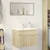 Produktbild 3 för Tvättställsskåp sonoma-ek 60x38,5x46 cm konstruerat trä